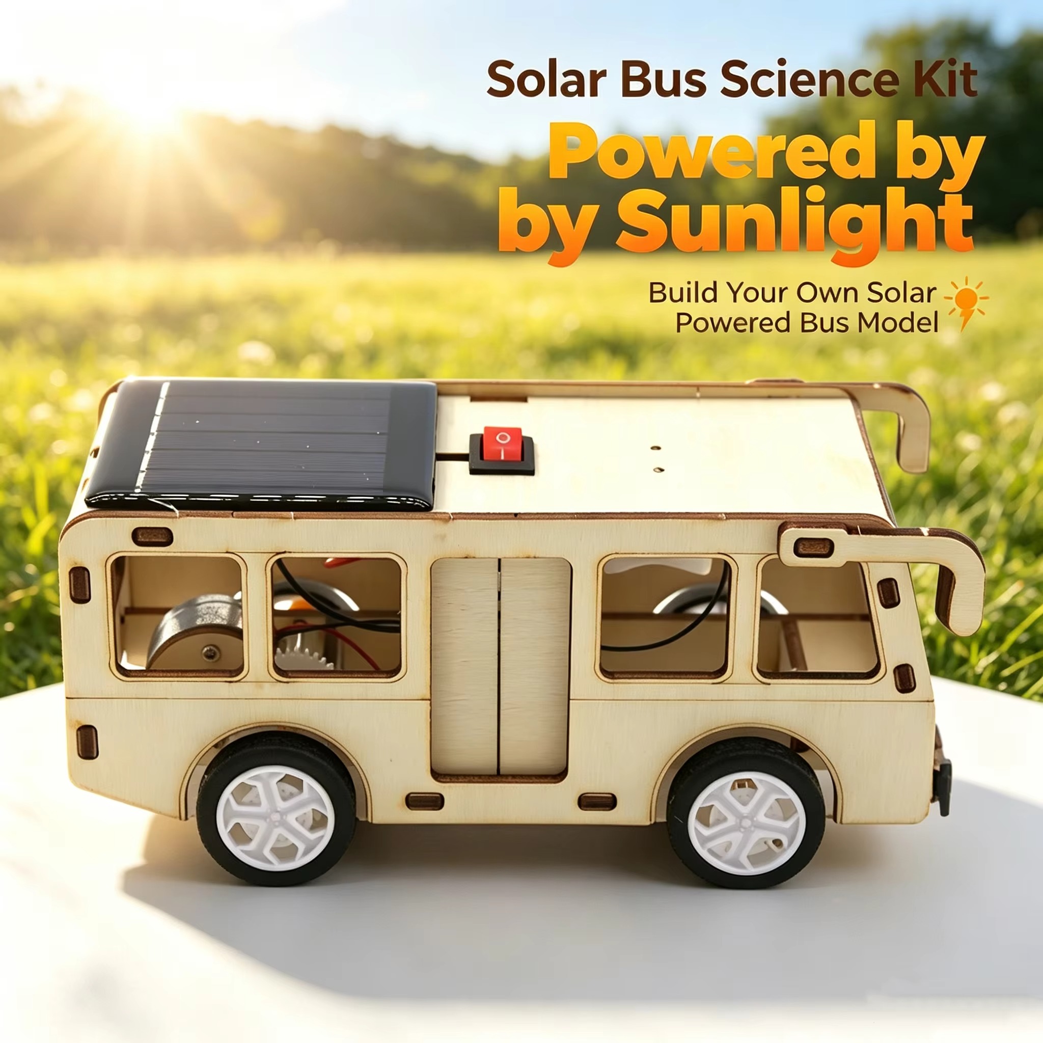 Science Diy Model - DIY Zonne-energie Wetenschapsonderwijs Experiment Speelgoed Handgemaakt