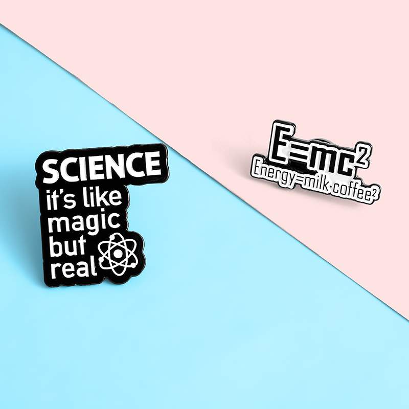 Science Buddies - Formule Fun Interpretatie Emaille Pins E