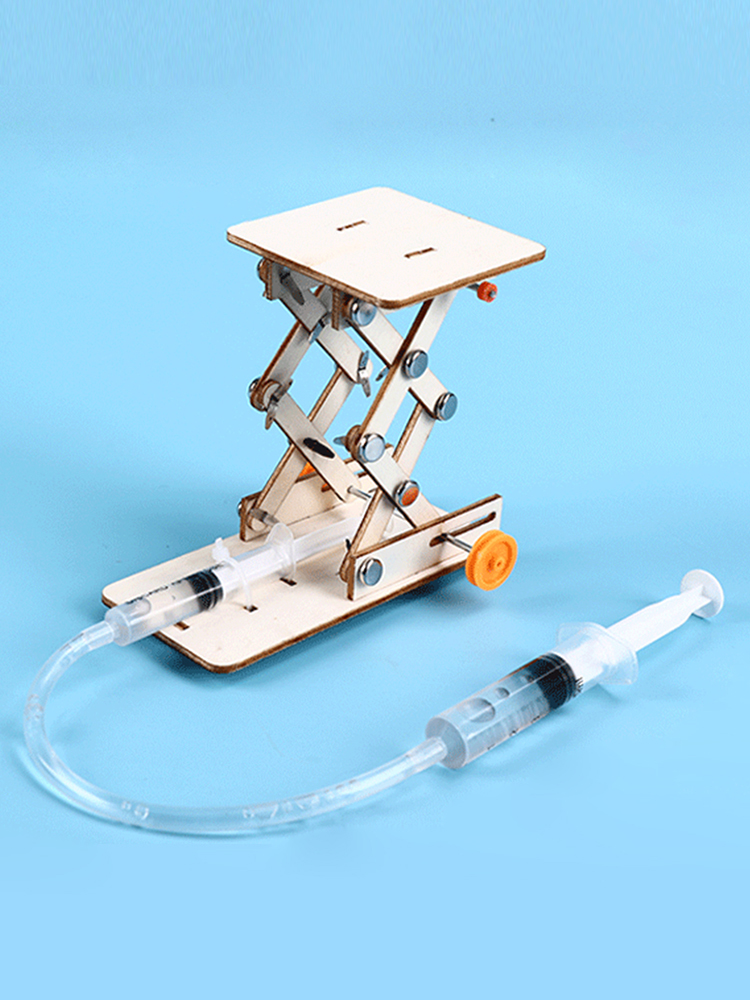 Science Project Physics - DIY wetenschappelijk experiment modelbouwset, hydraulische heftafel,