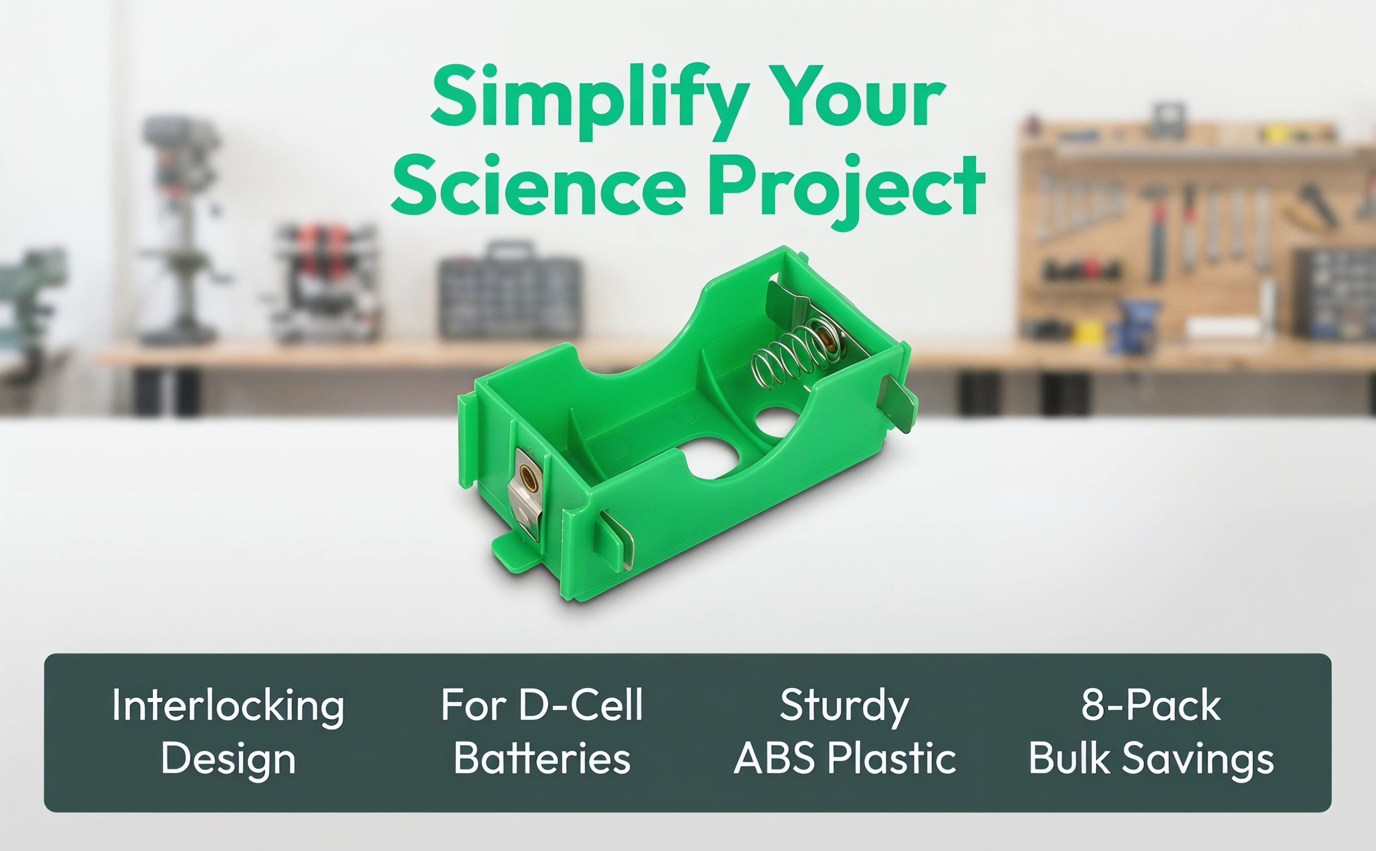 8 stuks ABS-batterijdoos voor  - Science Project Physics recensie en prijs