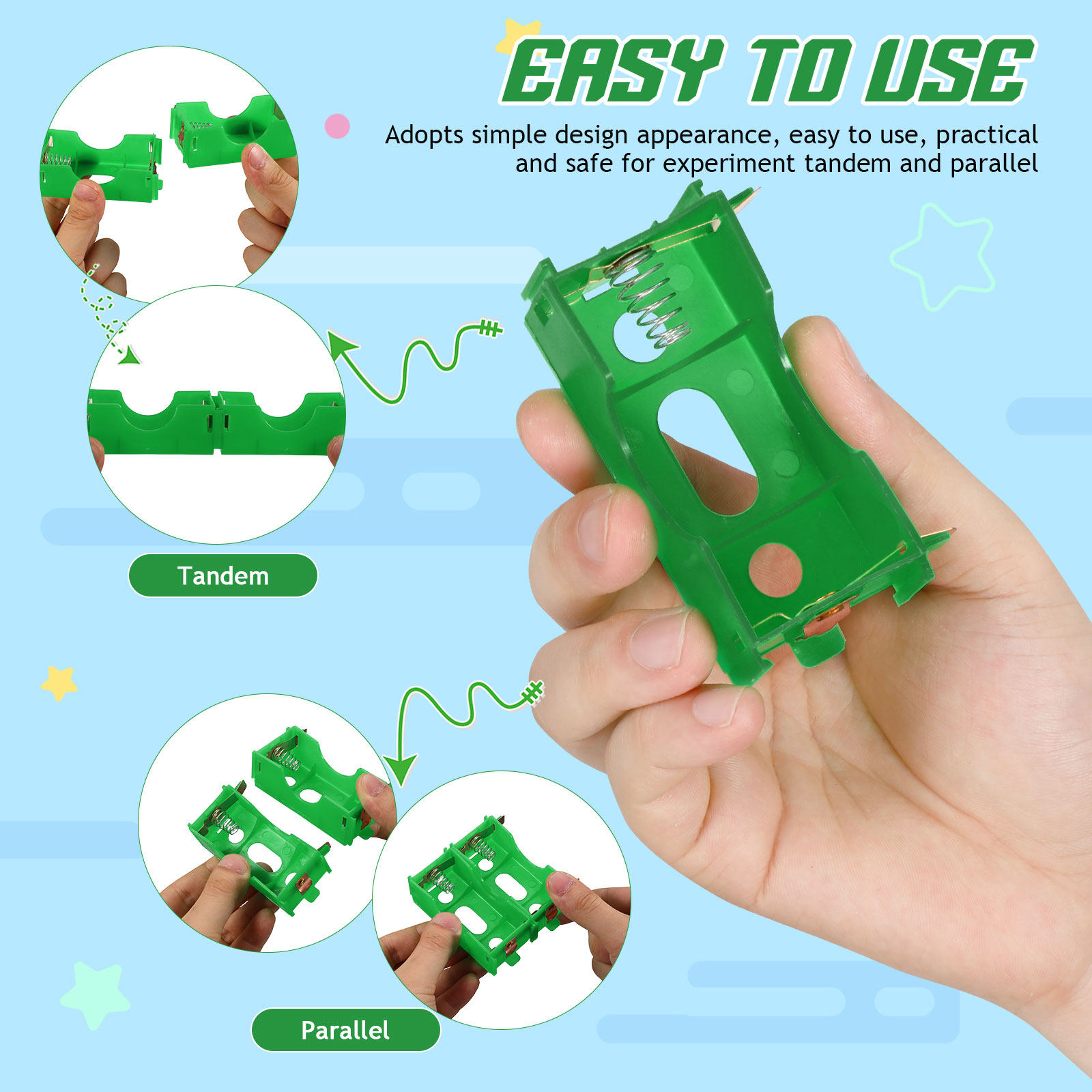 8 stuks ABS-batterijdoos voor  - Science Project Physics recensie en prijs