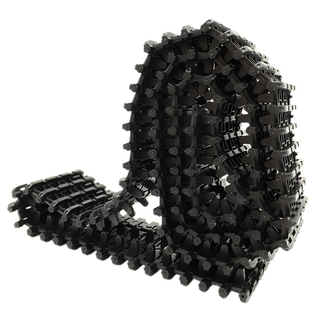Zwarte tankketting van kunstst - Science Diy Model recensie en prijs