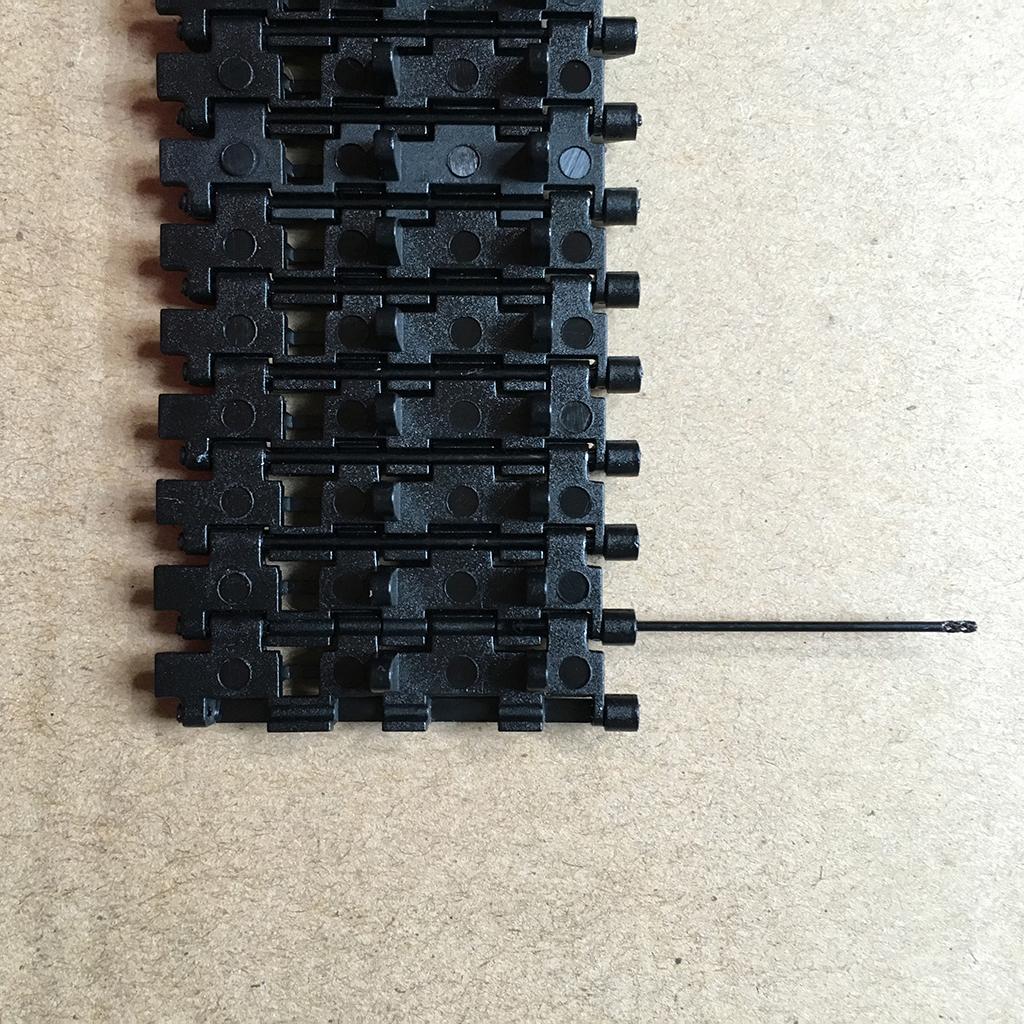 Zwarte tankketting van kunstst - Science Diy Model recensie en prijs