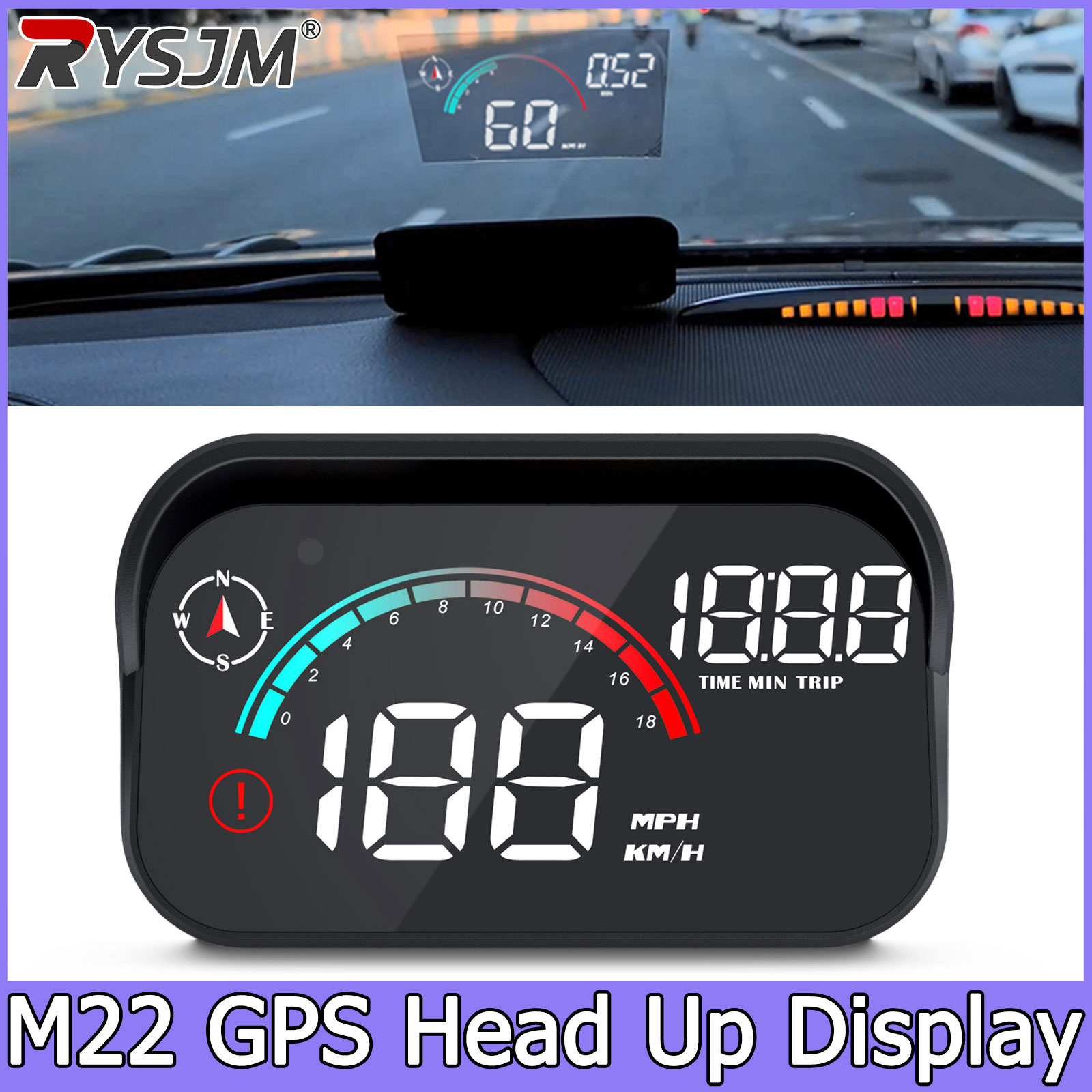 Windshield Projector M22 GPS S - Anemometer Wind Speed recensie en prijs